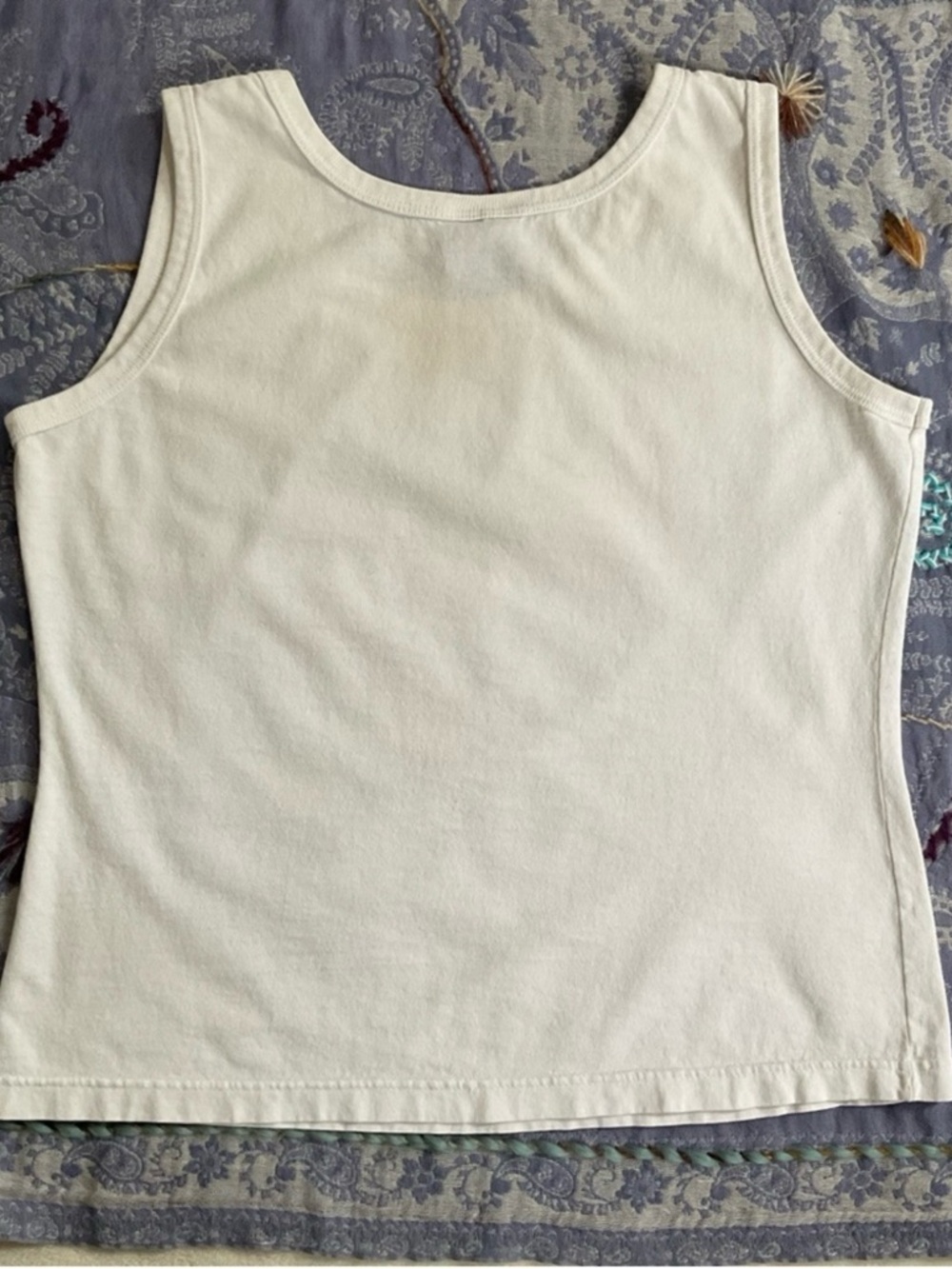 Vintage 90s Woolrich USA Floral Heritage Graphic Tank Made in USA Medium - Picture 6 of 11